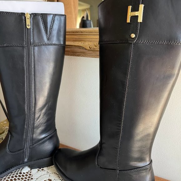 Tommy Hilfiger 'Shyenne' Riding Boot size 9 (Black) - Picture 7 of 10